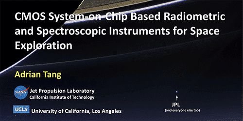 CMOS System on Chip Based Radiometric and Spectroscopic Instruments for Space Exploration